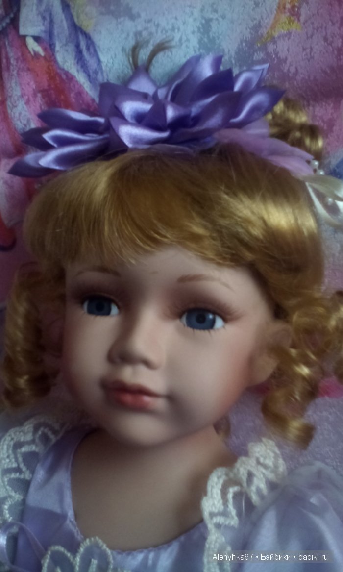 Лавандовое настроение или кукла из фарфора по имени Артемия (фото 10)
