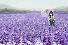 Лавандовое настроение или кукла из фарфора по имени Артемия (фото 3)