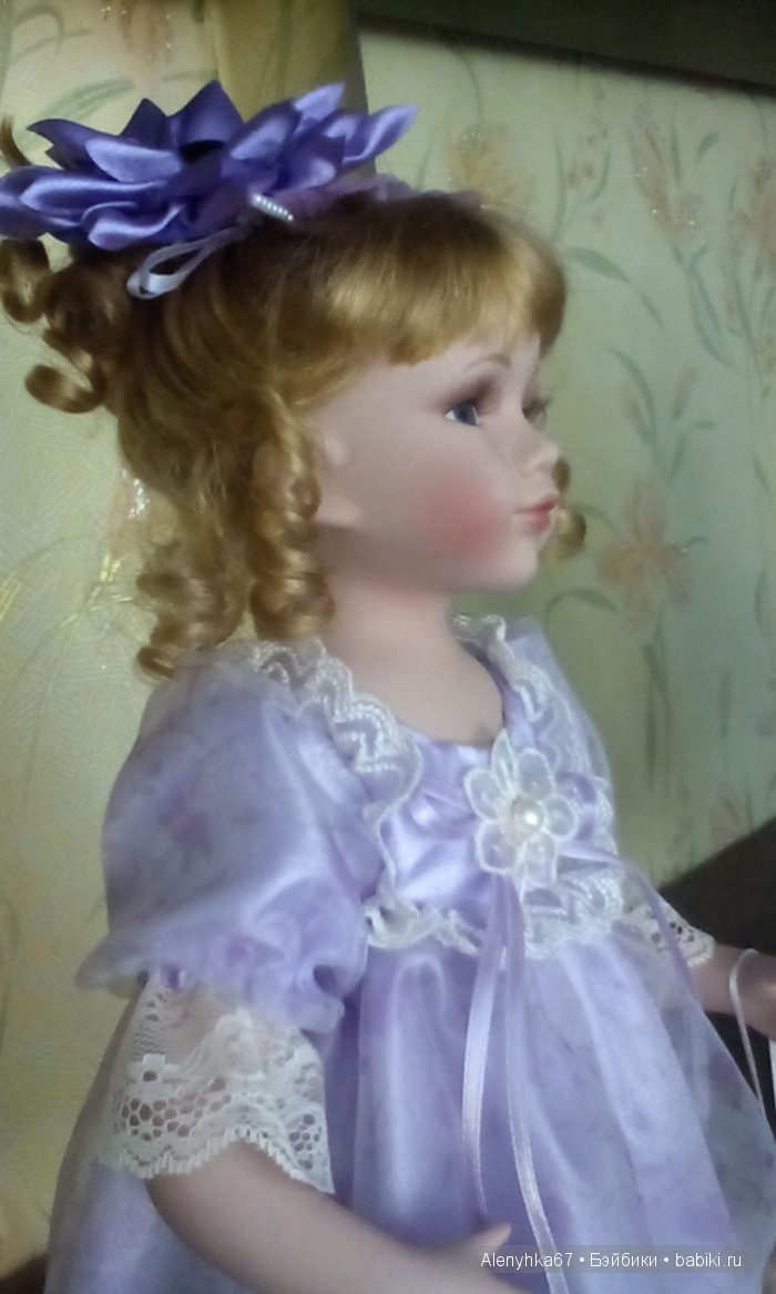 Лавандовое настроение или кукла из фарфора по имени Артемия (фото 8)