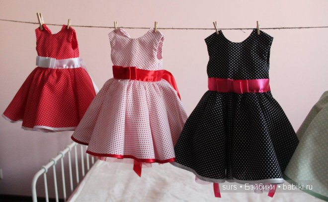 Платье для куклы Барби в стиле стиляги своими руками