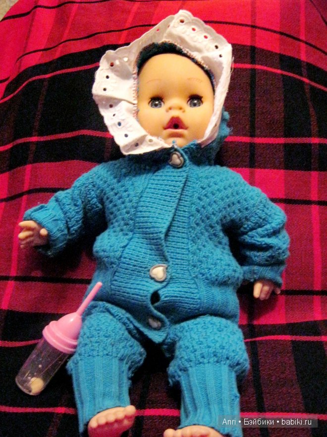 Синий наряд для беби алексис