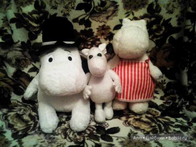 муми семья, ручная работа