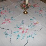 Личная коллекция винтажных скатертей и салфеток