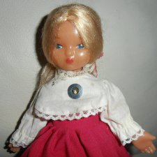 Кукла Аэт, 1986 год. Ленигрушка,этикетка.