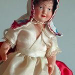 Кукла Petitcollin,Франция, 40-50-е годы.Целлулоид