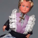 Кукла Petitcollin,Франция,40-50-е годы.Целлулоид