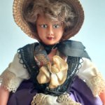 Французская кукла, марка SNF.40-50-е годы