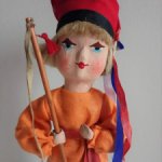 Кукла костюмированная.Польша.Ручная работа