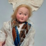 Кукла Petitcollin.Франция.Целлулоид.Миниатюра