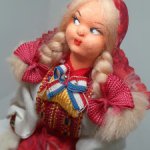 Кукла по типу Lenci в хорватском костюме
