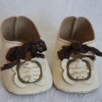 Туфельки для антикварной  куклы