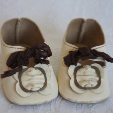 Туфельки для антикварной  куклы