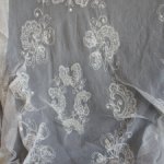 Сетка хб с вышивкой