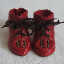 Сапожки для антикварной куклы