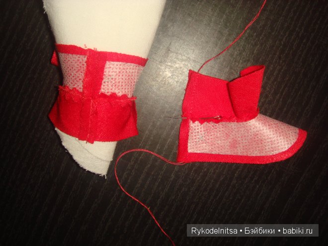 Балетки для кукол бесклеевым способом своими руками (фото 2)