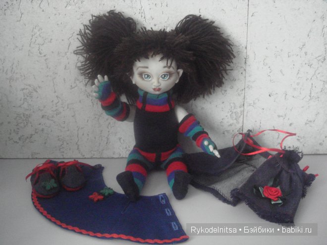 Моя текстильная кукла Катеринка (фото 4)