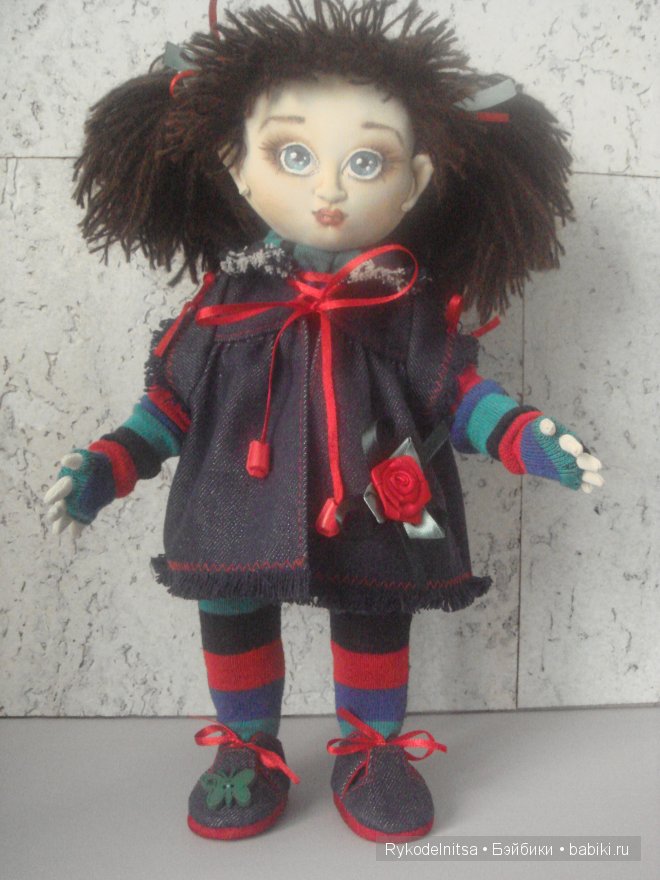 Как сделать волосы текстильной куколке - Мастер класс | Бэйбики Как сделать волосы текстильной куколке - Мастер класс