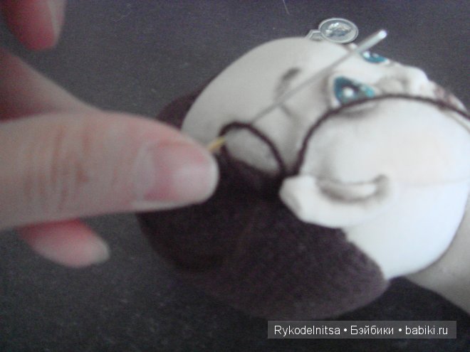 Как сделать волосы текстильной куколке. Мастер-класс