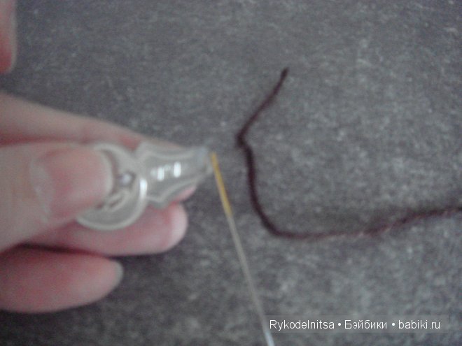 Как сделать волосы текстильной куколке. Мастер-класс