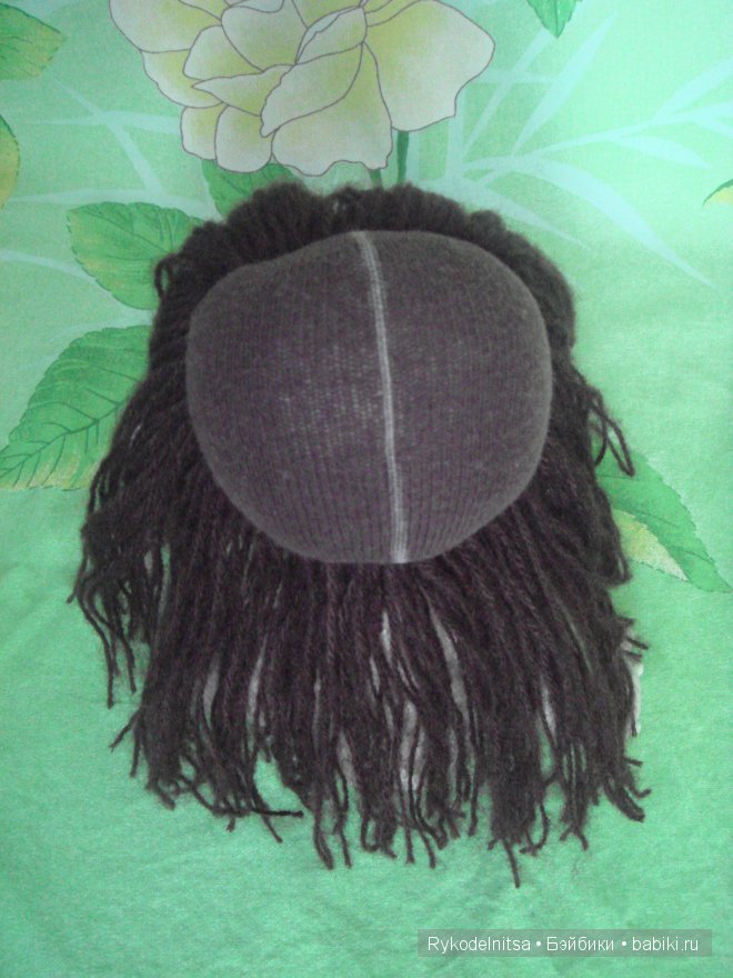 Как сделать волосы текстильной куколке - Мастер класс | Бэйбики Как сделать волосы текстильной куколке - Мастер класс (фото 6)
