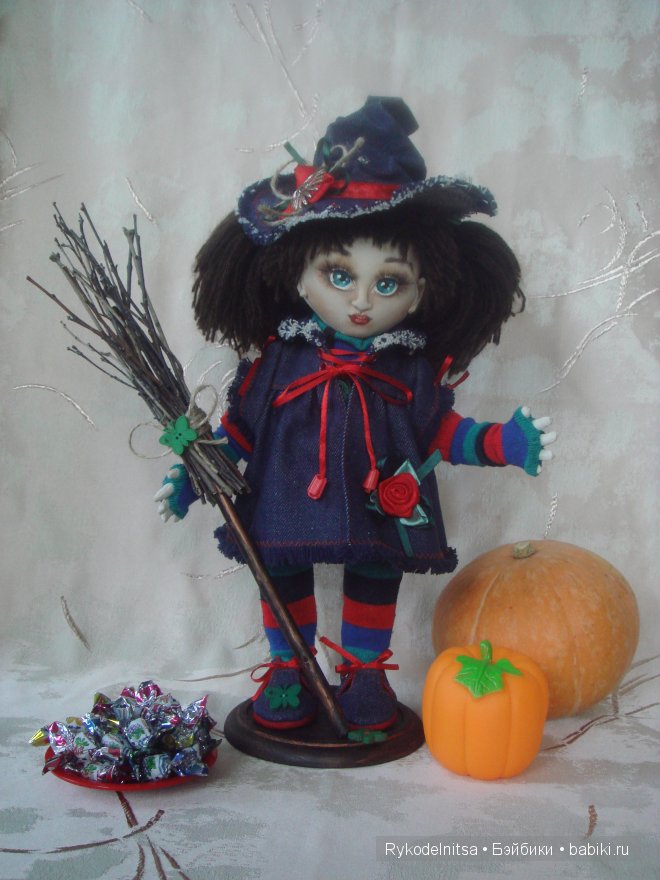 Готовимся к Хэллоуину — Авторские куклы ручной работы: текстильные