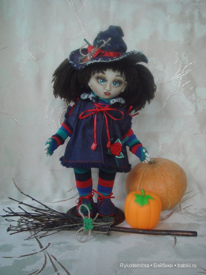 Готовимся к Хэллоуину — Авторские куклы ручной работы: текстильные (фото 4)