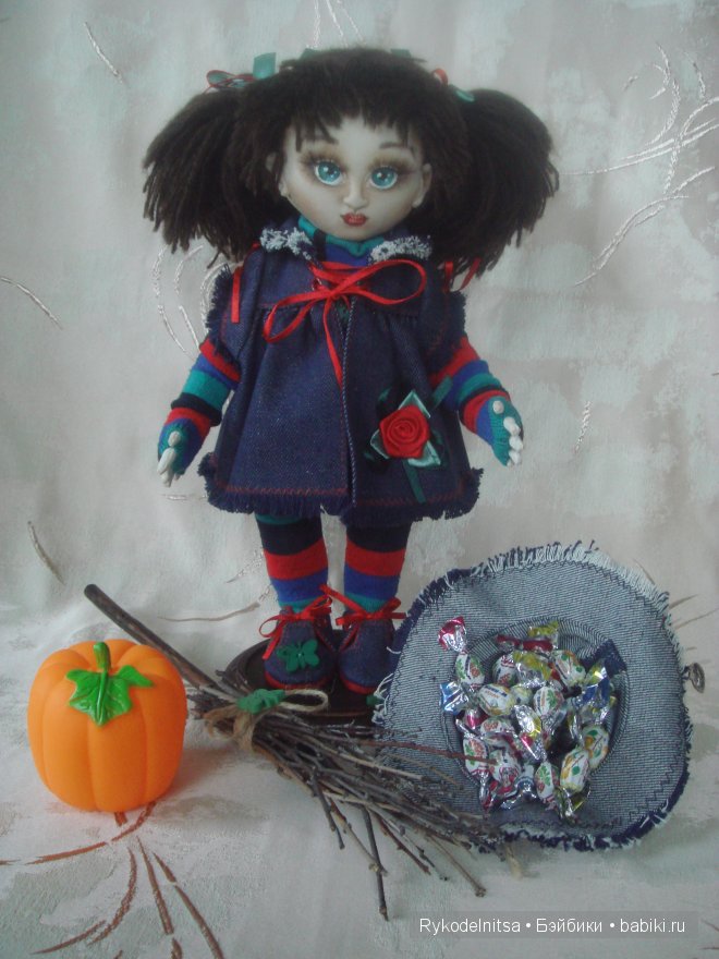 Готовимся к Хэллоуину — Авторские куклы ручной работы: текстильные (фото 8)