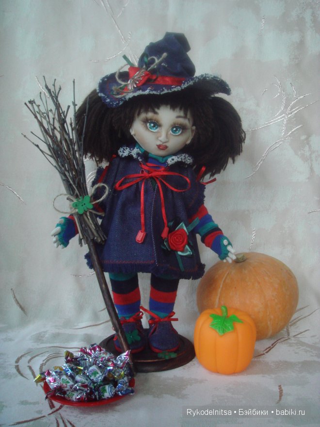 Готовимся к Хэллоуину — Авторские куклы ручной работы: текстильные