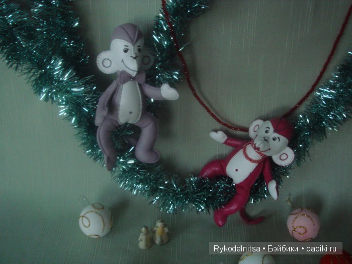 Обезьянка Милашка. Кукла из ткани (фото 10)