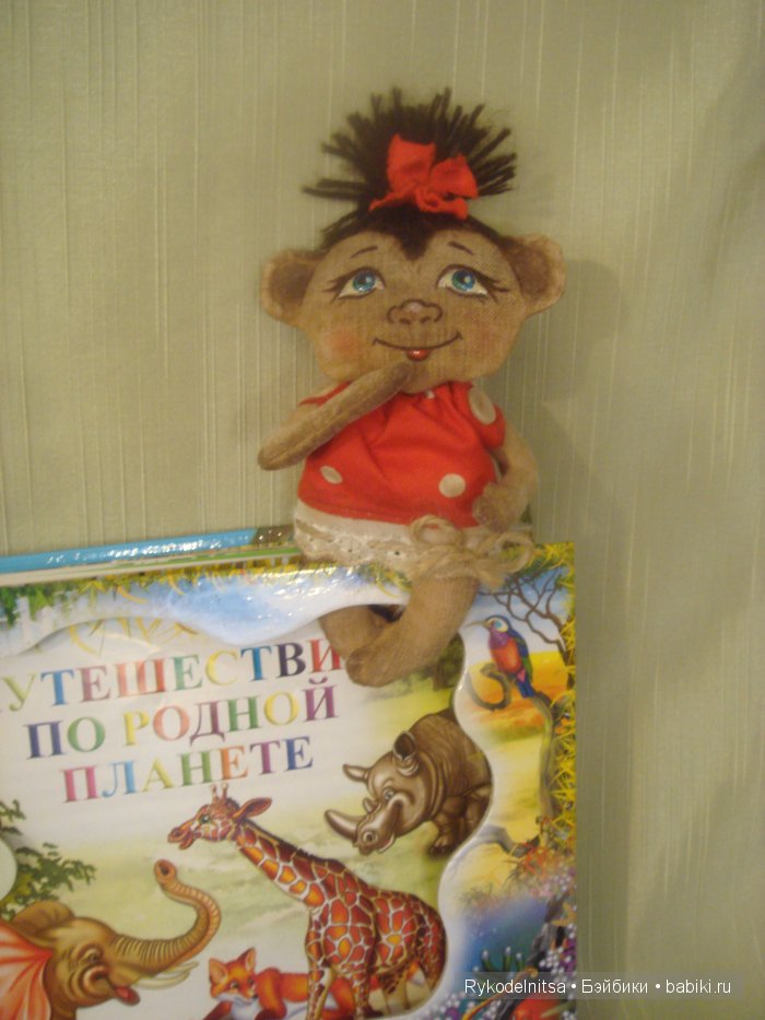 Обезьянка Милашка. Кукла из ткани (фото 5)