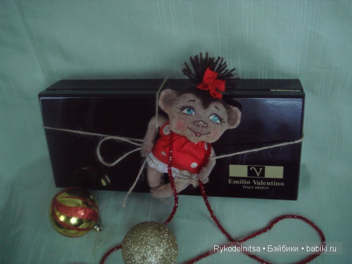 Обезьянка Милашка. Кукла из ткани (фото 6)