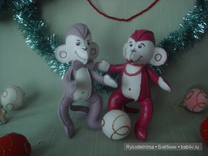 Обезьянка Милашка. Кукла из ткани (фото 9)