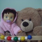 Мама, мама, что же делать, я без Мишки не усну