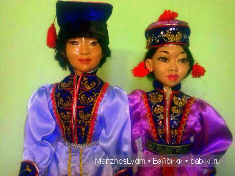 Мои куклы из "пенопластового теста" (фото 10)