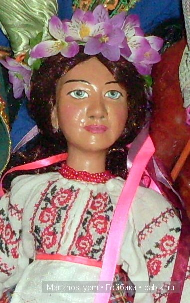 Кукла Оксанка. 55 см.Полистирол "пенопластовое тесто",ткань.