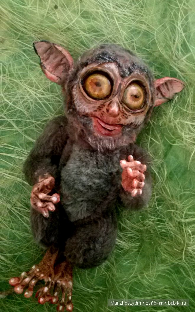 Долгопятик. 20 см. Работа Манжос Л.И.