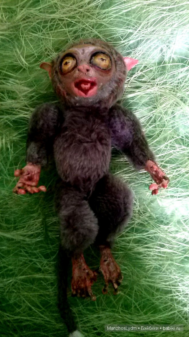 Долгопятик. Авторская игрушка Манжос Л.