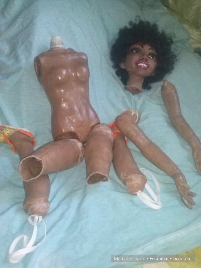 Хождение по мукам или история моей первой куклы из запекаемого пластика