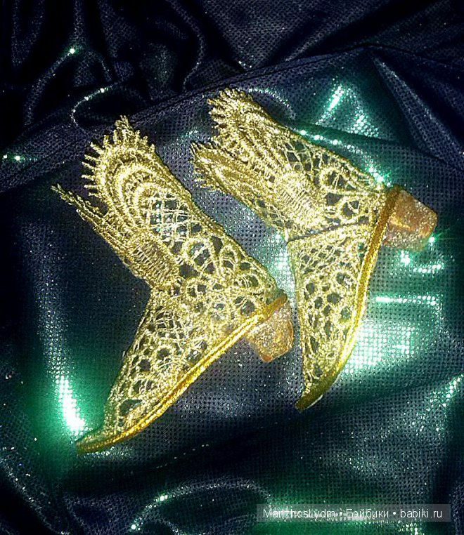 Авторская куколка в зелёной гамме (фото 7)