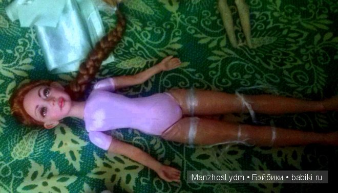 Авторская куколка в зелёной гамме (фото 3)