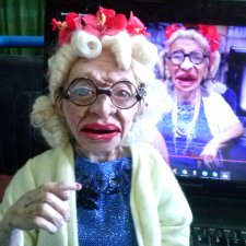 Моя авторская куколка "Тётя Циля:"Не делайте мне нервы!"