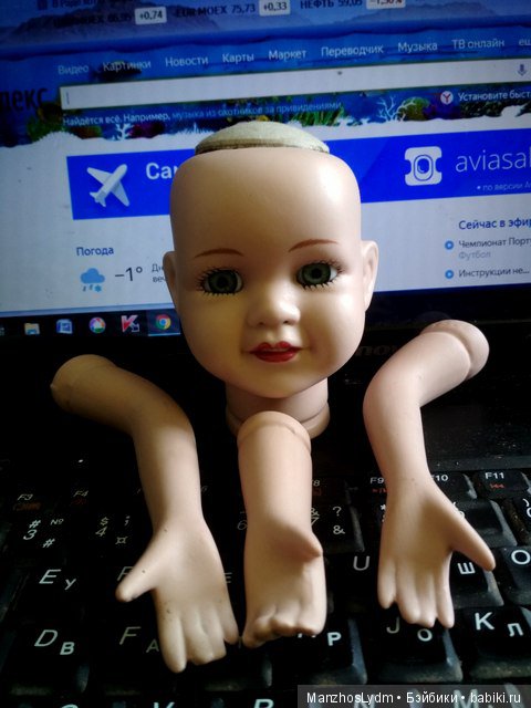 Ещё одно преображение китайской фарфоровой куколки