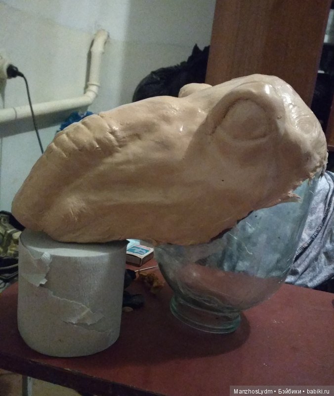 Снова "Пенопластовое тесто": маска или шапочка? Сайгаки (фото 2)