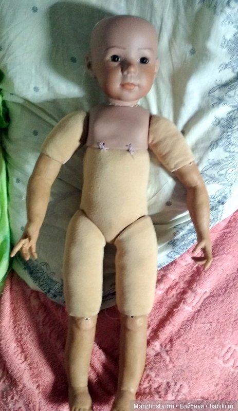 Новое тело для фарфоровой куклы. Новый образ