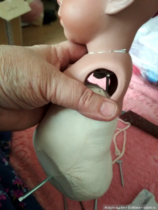 Новое тело для фарфоровой куклы. Новый образ (фото 6)