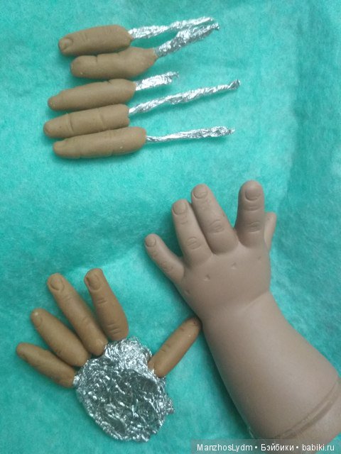 Новое тело для фарфоровой куклы. Новый образ (фото 3)