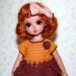 Карамелька спешит похвастаться новым платьем!