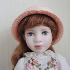 Фарфоровая кукла Crickett от Линды Мейсон (Linda Mason)