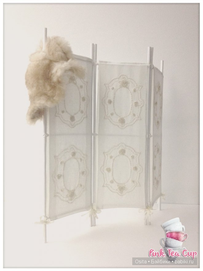 Шэбби шик - Ширма для куклы (фото 5)