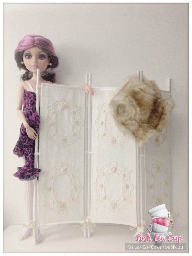 Шэбби шик - Ширма для куклы (фото 3)